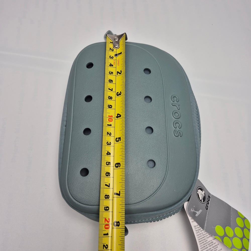 Crocs Classic Zippered Belt Bag Fanny Pack Pond Teal Blue 211701-3YO unisex - Picture 8 of 8